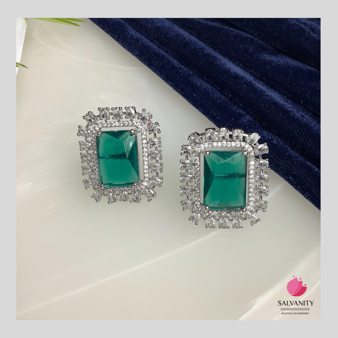 #Artificial_Jewellery# - #Salvanity_Salvan Overseas# - Salvanity AD Mega Stone Tops & Ring Combo