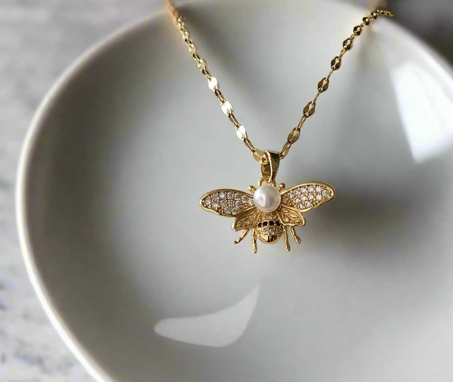 Salvanity K-POP DragonFly Anti Tarnish Necklace