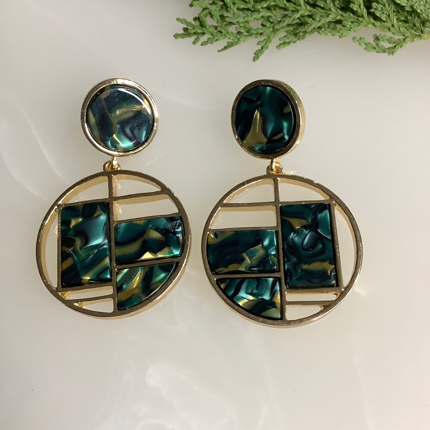 #Artificial_Jewellery# - #Salvanity_Salvan Overseas# - Danglers - Salvanity K-POP Modern Art Earrings